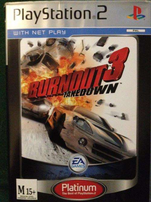 PS2 - Burnout 3 Takedown Platinum