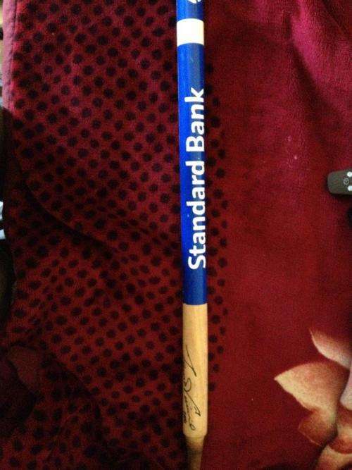 Standard Bank Cricket Stump Signed by Fanie De Villiers