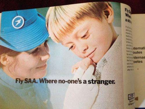 The Flying Springbok / Die Vlieende Springbok In flight magazine October 1974 - 44 pages