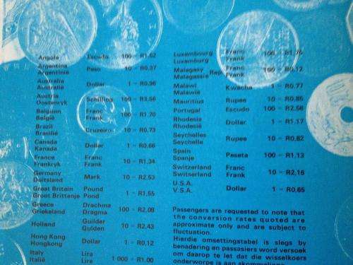 The Flying Springbok / Die Vlieende Springbok In flight magazine October 1974 - 44 pages