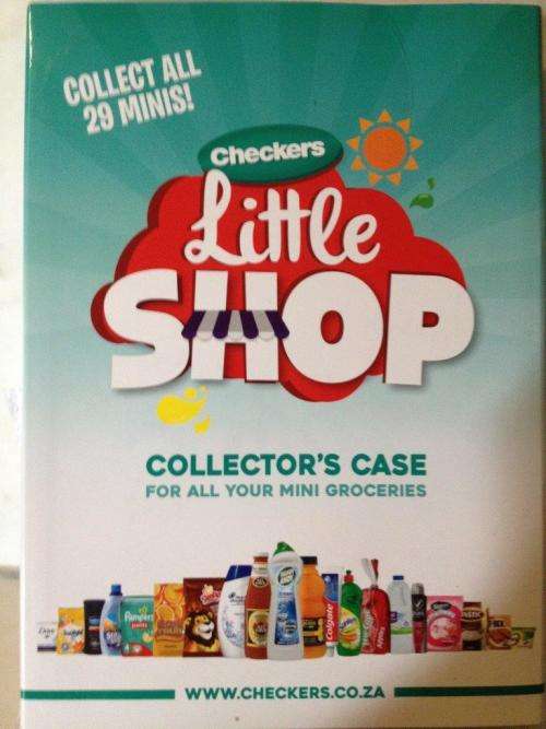 Checkers LITTLE SHOP 1 Collectors case - for all your mini groceries