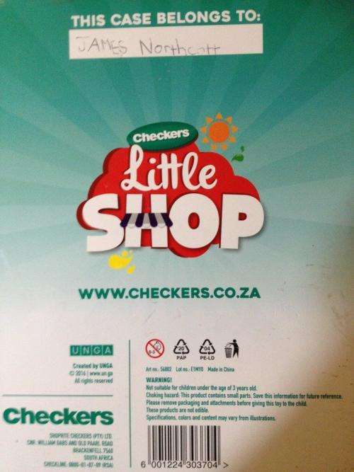 Checkers LITTLE SHOP 1 Collectors case - for all your mini groceries