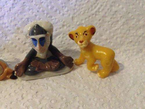 4 x Small Lion King Figures +-4cm