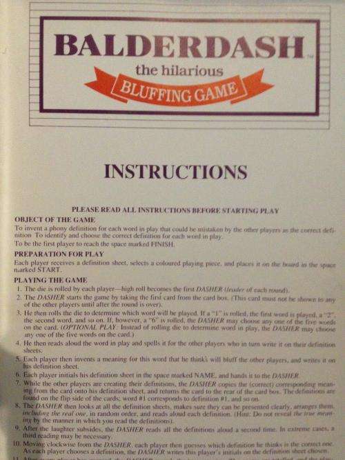 Balderdash - The Hilarious Bluffing Game - Arlenco Toys and Games (Hasbro)