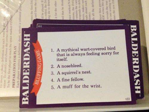 Balderdash - The Hilarious Bluffing Game - Arlenco Toys and Games (Hasbro)