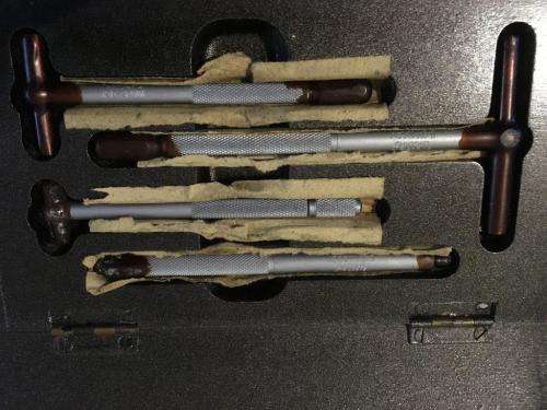 Vintage Moore & Wright Tubular Inside Micrometer Set