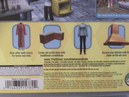 PC - The Sims 2 - Kitchen & Bath Interior Design Stuff