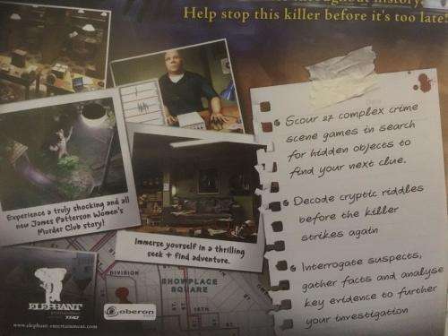 PC - James Patterson  Women's Murder Club - Twice In A Blue Moon - Hidden Object Game