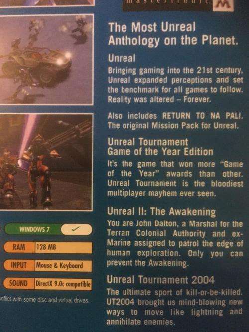 Pc - UNREAL - Anthology