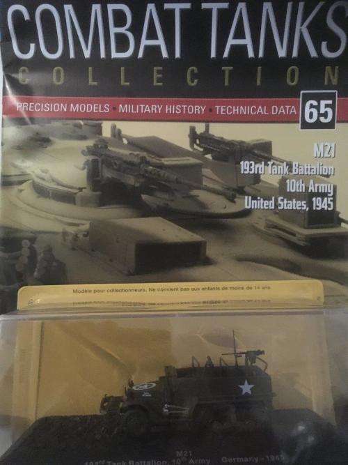Combat Tanks Collection - M21 193rd Tank Bat. 10th Army Germany 1945