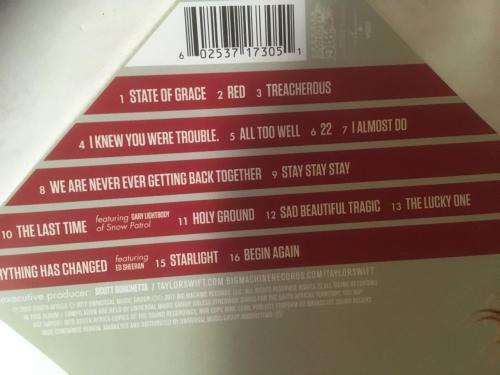 CD - Taylor Swift - Red