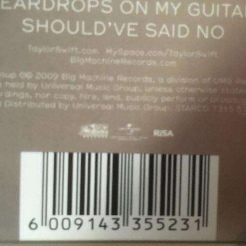 CD - Taylor Swift - Fearless - STARCD 7315 (172)