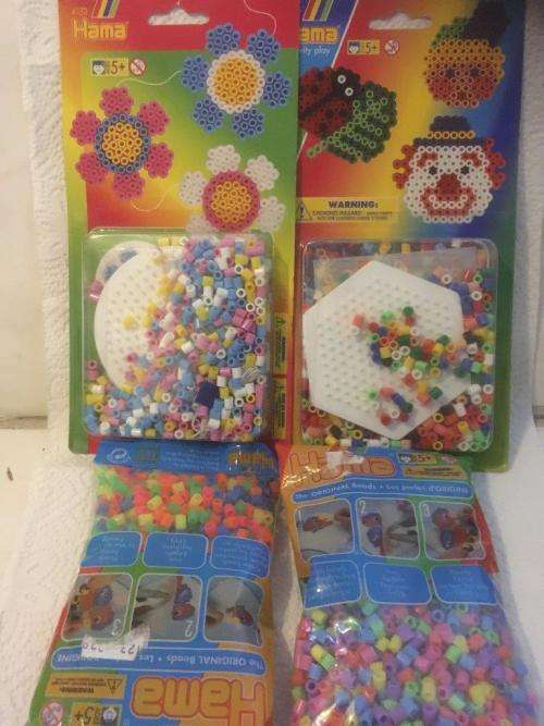 4 x Hama Beads sets made in Denmark (new sealed)