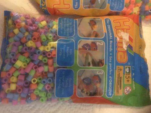 4 x Hama Beads sets made in Denmark (new sealed)