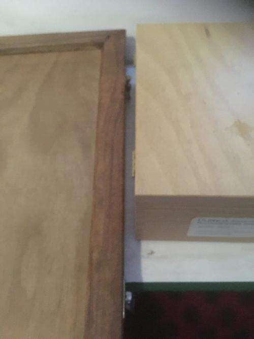 Ulbrich Wooden Chess set, carry case and fold away wooden board