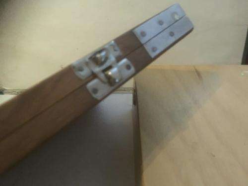 Ulbrich Wooden Chess set, carry case and fold away wooden board