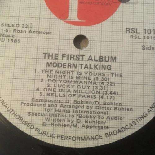 LP - Modern Talking - The 1st Album