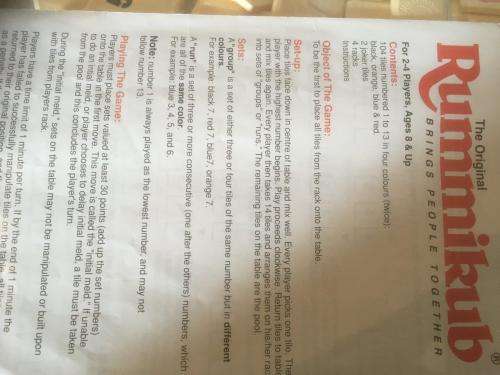 The Original Classic Rummikub - Brings People Together - Kod Kod International Games