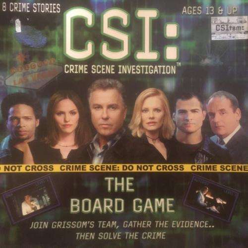 CSI: Crime Scene Investigation - The Board Game - 2004 Speciality Board Games