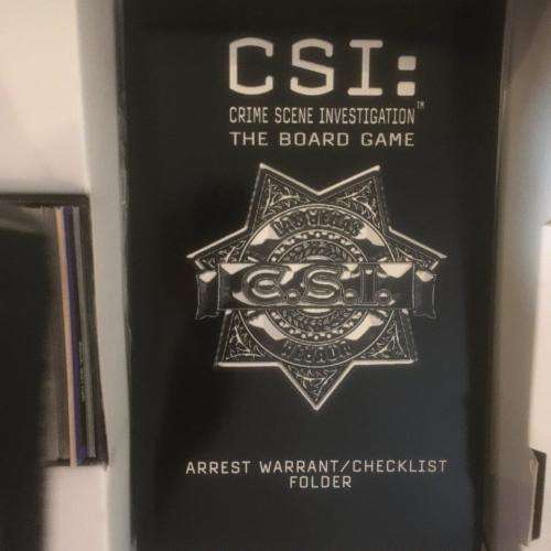 CSI: Crime Scene Investigation - The Board Game - 2004 Speciality Board Games
