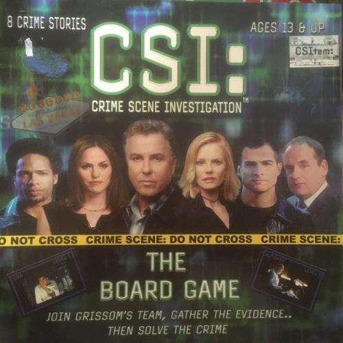 CSI: Crime Scene Investigation - The Board Game - 2004 Speciality Board Games