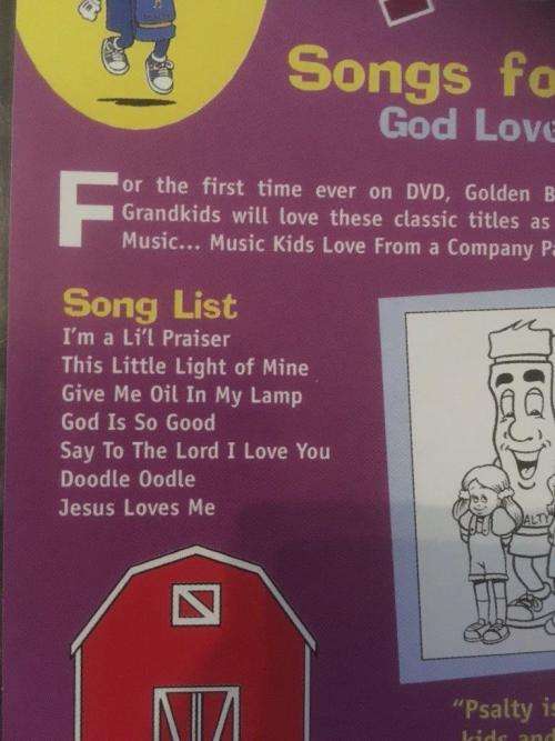DVD - Psalty's Songs for Li'L Praisers Volume 1