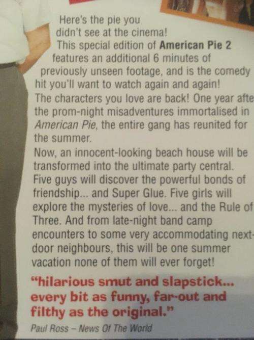 DVD - American Pie 2