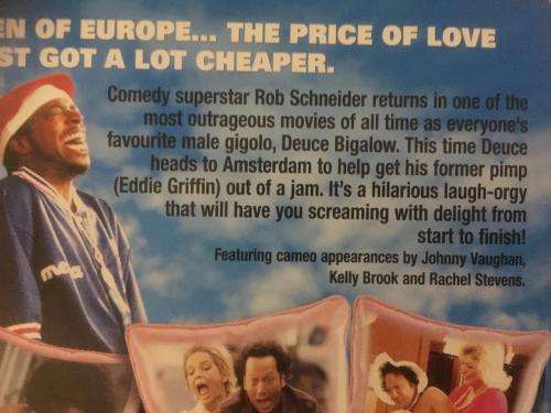 DVD - Deuce Bigalow European Gigolo - Rob Schneider