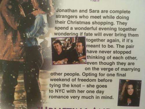 DVD - Serendipity - Destiny with a Sense of Humor - John Cusack Kate Beckinsale