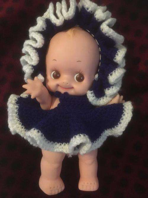 Vintage Kewpie Doll with wings  +-24cm