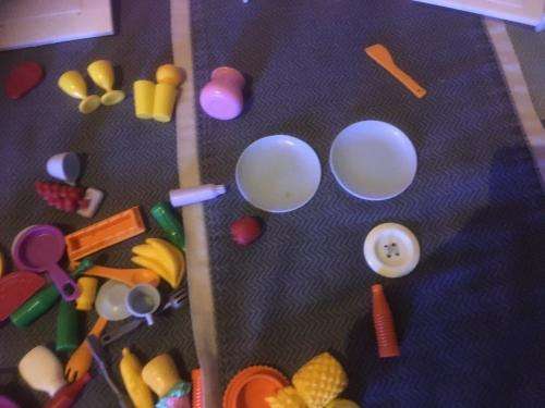 Original Vintage (1990) Arco Mattel Barbie Kitchen set with accessories