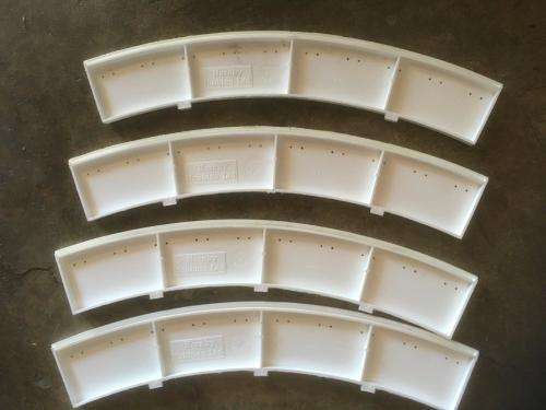 Scalextric - 4 x R2 outer run offs - Made in England Track 1:32 Scale