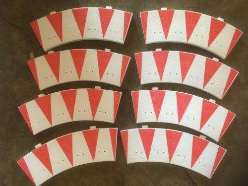 Scalextric - 6 x R2 inner run offs - Made in England Track 1:32 Scale