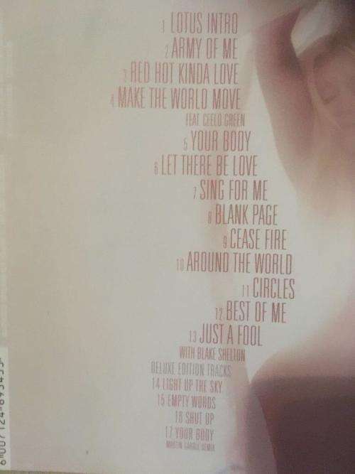CD - Christina Aguilera - Lotus