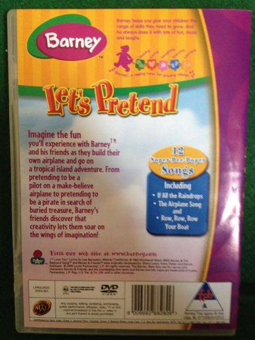 DVD - Barney - Let's Pretend