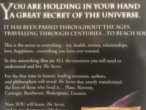 DVD - The Secret - The Secret Has Travelled Through Centuries ... To Reach You