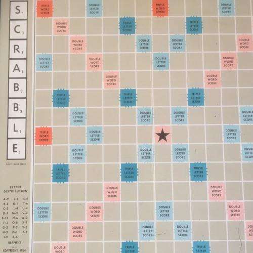 Vintage Scrabble (Wooden Tiles Plastic Holders) - Made in England - Spears Games