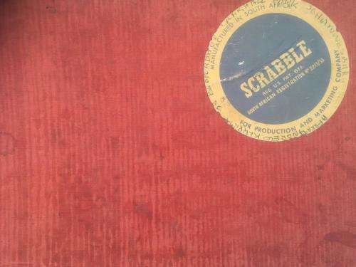 Vintage Scrabble (Wooden Tiles Wooden Holders) - Made in South Africa