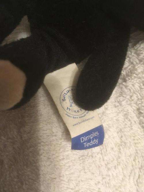 Small Dimples Teddy  Build A Bear Puppy +-10cm