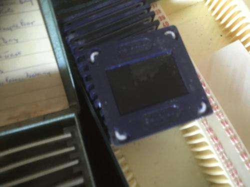 2 x Metal Slide Holder cases with various Slides