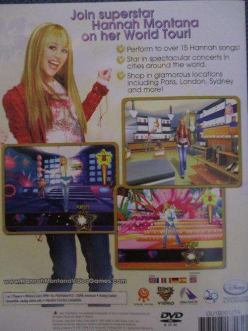 PS2 - Hannah Montana Spotlight World Tour