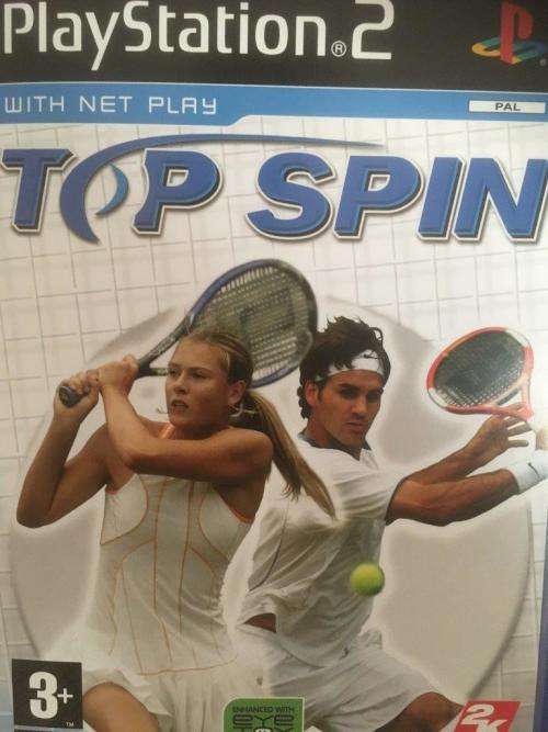 PS2 - Top Spin - Works With Eye Toy Camera