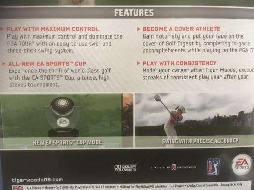 PS2 - Tiger Woods PGA Tour 09