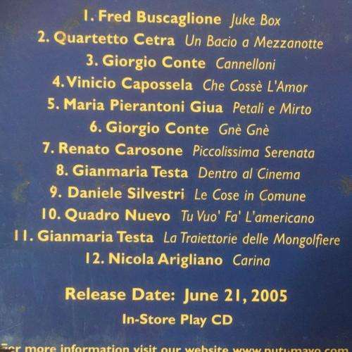 CD - Putumayo - Presents Italian Cafe