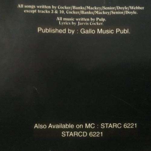 CD - Pulp - Different Class