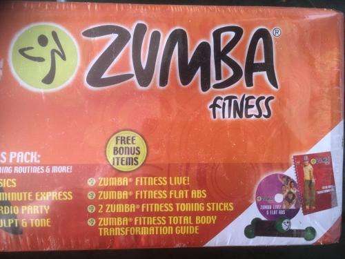 Zumba Fitness Set - Weights DVD - Ex glomail (new sealed)