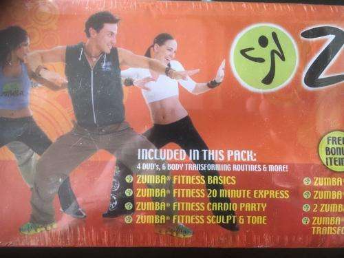 Zumba Fitness Set - Weights DVD - Ex glomail (new sealed)