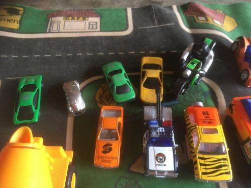 Job Lot of 52 Die Cast cars + Play Mat - See Pics and Description.