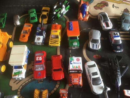 Job Lot of 52 Die Cast cars + Play Mat - See Pics and Description.