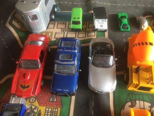Job Lot of 52 Die Cast cars + Play Mat - See Pics and Description.
